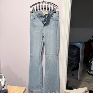 Altar'd State Light Blue Flare Jeans